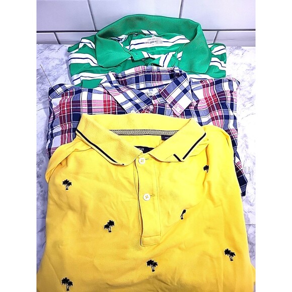 Daniel Cremieux Other - Lot Of 3 Men's 2XL Short Sleeve Shirts Cremieux Under Armour Craft & Barrow